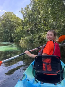 Kayaking at Weeki Wachee River in Florida