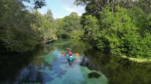 Kayaking in Spring Hill, Weeki Wachee River